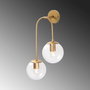 Opviq Jewel - 10580 Lámpara de pared Oro Brillante